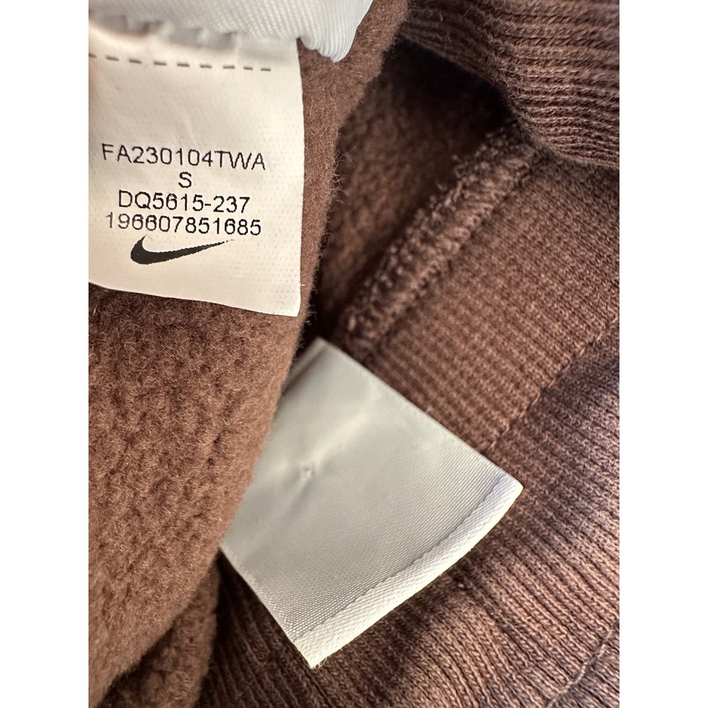 Nike Phoenix Fleece Wide Leg Sweatpants Brown High Waisted DQ5615-237 Small - Picture 6 of 7